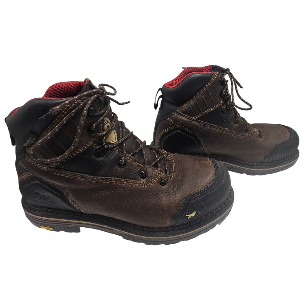 Irish Setter EDGERTON XD Men's 6-inch Waterproof Leather Safety Toe Boot 9.5